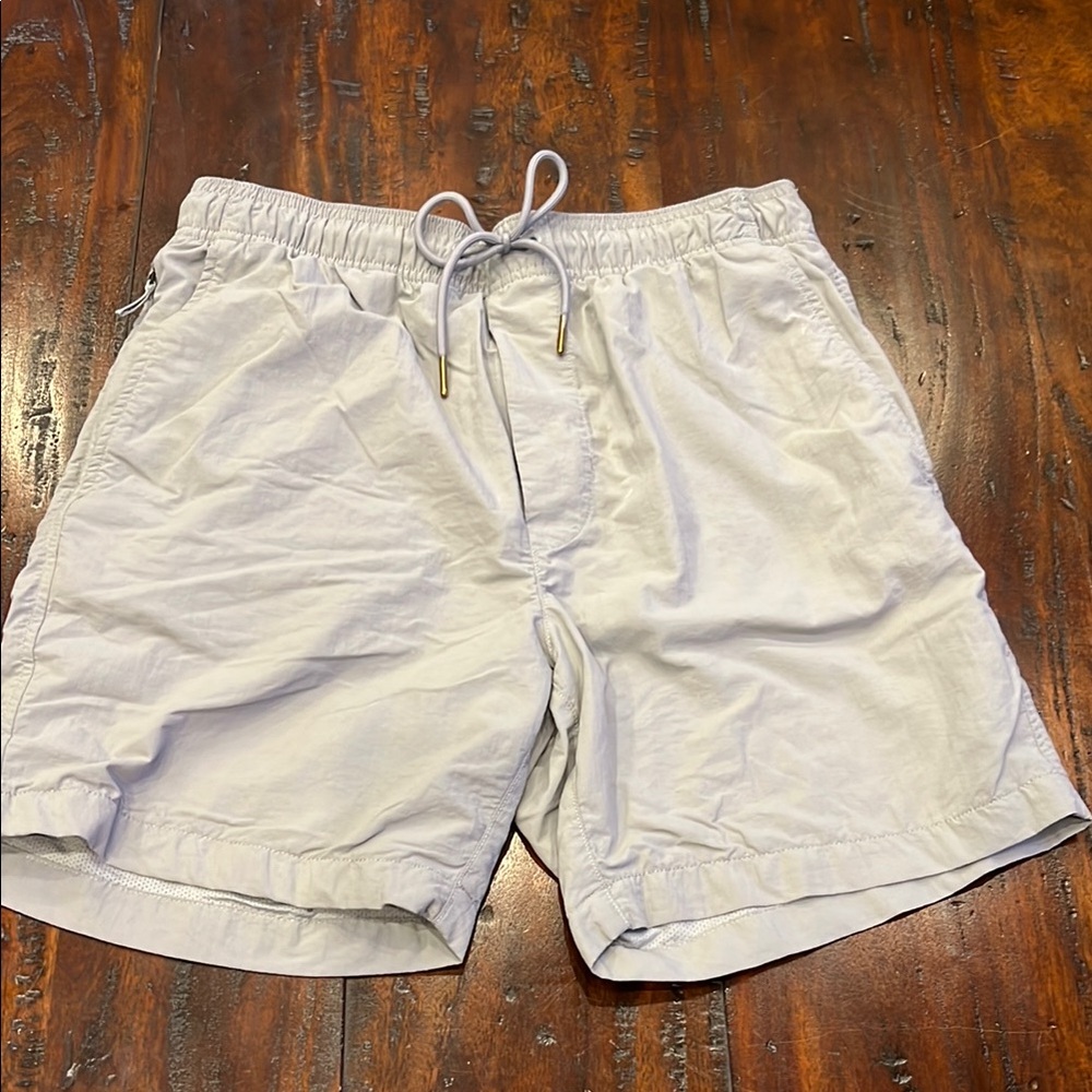 American Eagle Outfitters Light Gray Mesh Shorts